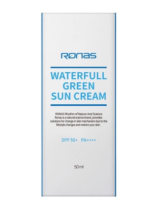 WaterFull Green Sun Cream/Солнцезащитный крем с фильтрами нового поколения, без тона 50 мл