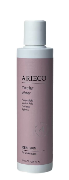 Мицеллярная вода ARIECO Micellar water  IDEAL SKIN, 200мл