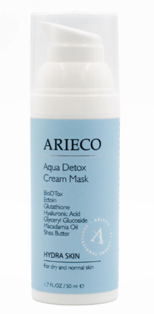Увлажняющая антиоксидантная крем-маска  Aqua Detox Cream Mask HYDRA SKIN, 50 мл ARIECO