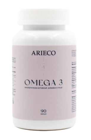 БАД Капсулы Омега-3/90 капсул ARIECO